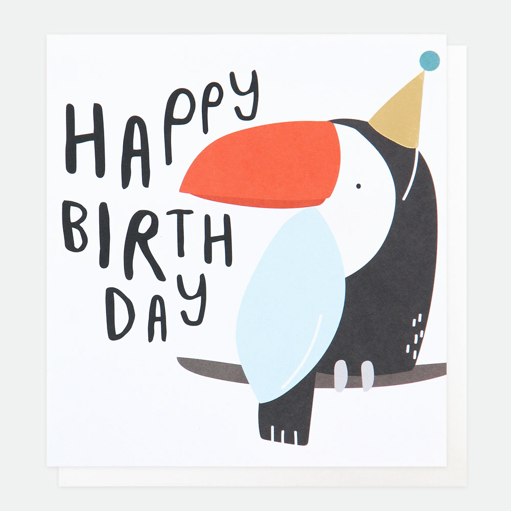 Toucan Happy Birthday Card By Caroline Gardner